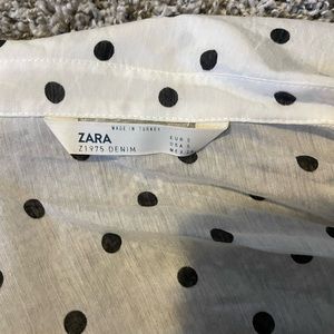 Zara Polka Dot Shirt